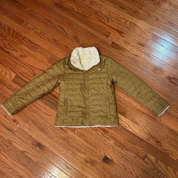 Girls’ Reversible Mossbud Swirl Jacket - Picture 1 of 9